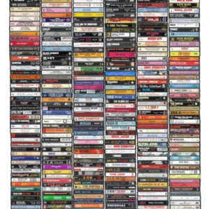 Ultimate 1980s Music Collection - Vintage Cassette Print