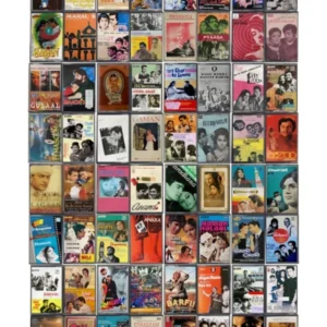 Bollywood Music Print - Retro Cassette Covers