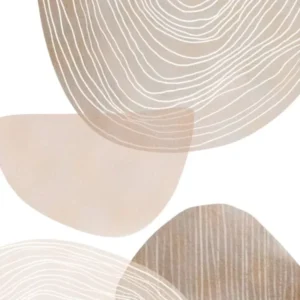 Abstract Semi Circle Earth Tones
