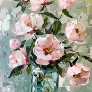 A World Of Flowers Peonies 1 Painting