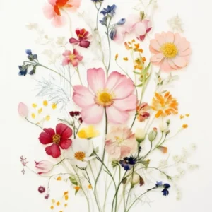 Pressed Flower Botanical Art Wildflowers 8