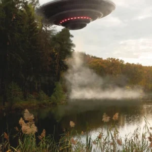 The X-Files photo of UFO — sci-fi poster, movie art, I want to believe poster, space print 1