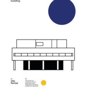 Le Corbusier Villa Savoye France Modern Architecture | Graphic Illustration Abstract Poster