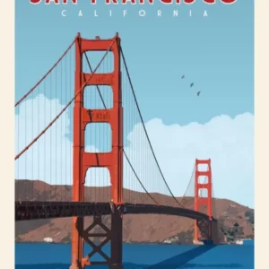 San Francisco California Travel Poster