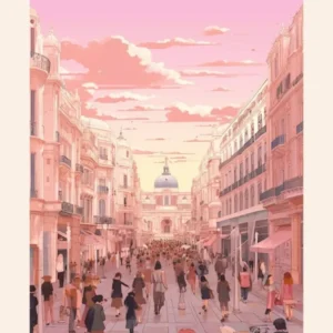 The Puerta Del Sol Madrid Spain 2 Travel Poster