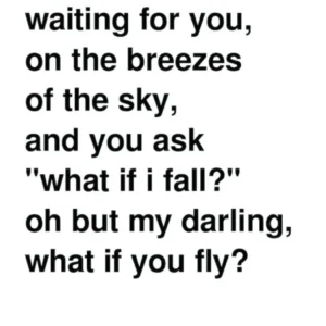 What If I Fall Hanson Quote In White