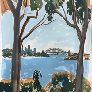 Travel Poster Happy Places Sydney 3
