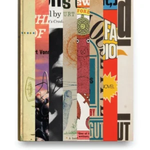 Kurt Vonnegut - Book Lover Abstract Print -First Edition Covers