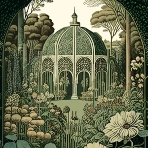 Volksgarten, Austria Vintage Botanical