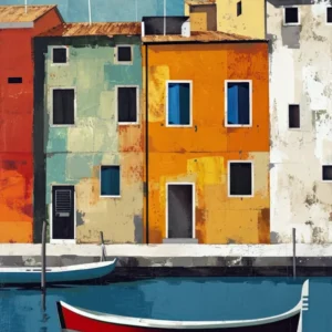 Venetian Vistas: Homes by the Canals, Italy