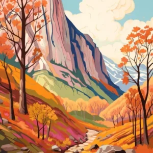 Ben Nevis Scotland 4 Hike Illustration
