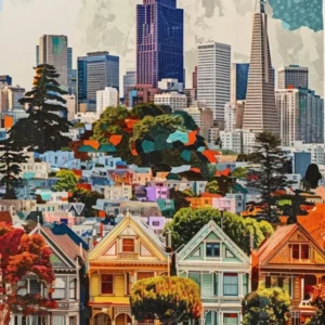 Kitsch 1970s San Francisco Collage 3