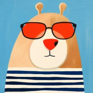 Little Capybara 2 Wearing Sunglasses