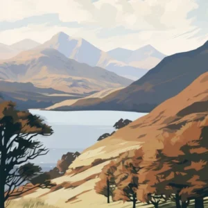 The Lake Districts Ullswater Way England 2 Hiking Trail Landscape