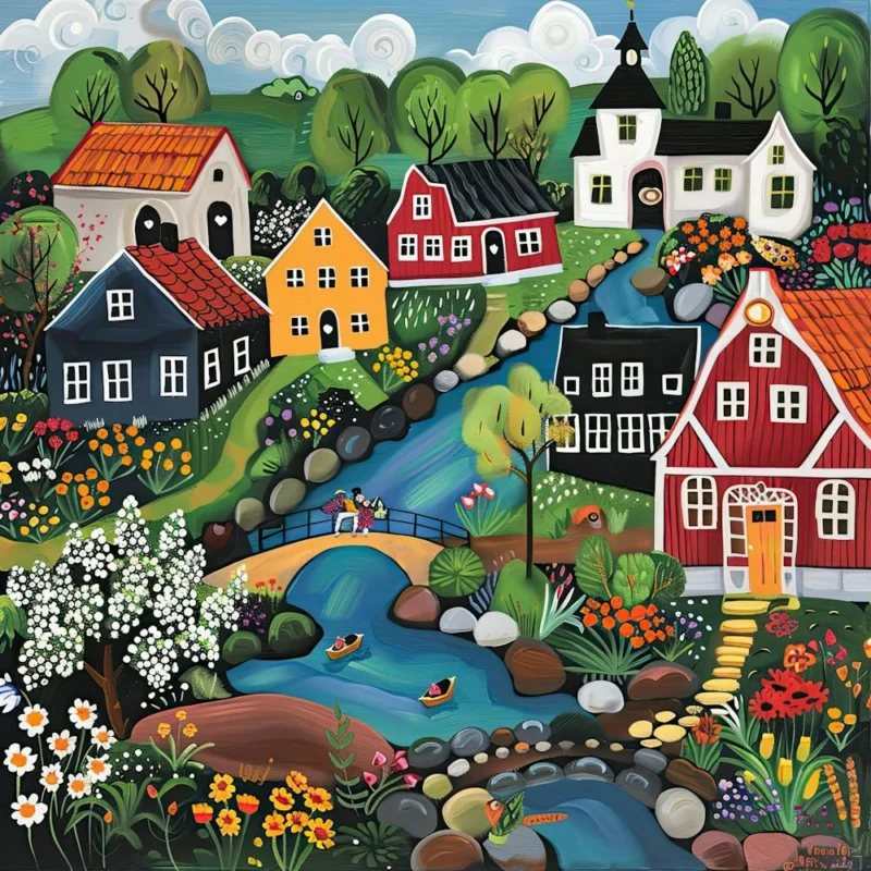 Kids Travel Illustration Denmark 3