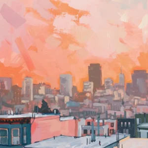 San Francisco Rooftops Morning Skyline 1
