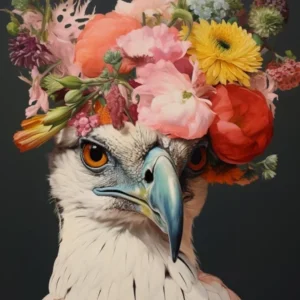 Bird With A Flower Crown Osprey 2