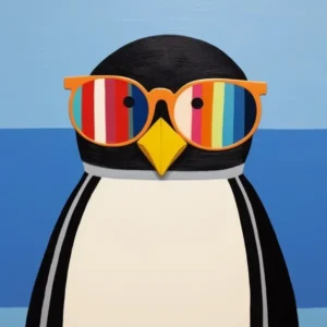Little Penguin 2 Wearing Sunglasses
