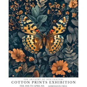 William Morris - Cotton Prints Exhibition Vintage Butterfly 2