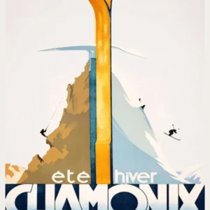 Vintage Ski Collection Chamonix Mont Blanc