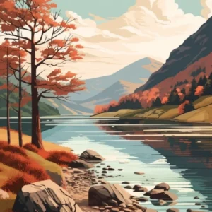The Lake Districts Ullswater Way England 4 Hiking Trail Landscape