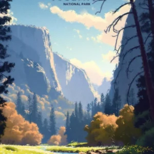Yosemite National Park Painting