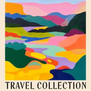 Abstract Travel Collection Poster Costa Rica 2
