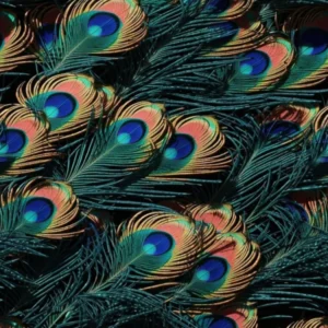 Peacock Feathers Pattern Seamless Pattern