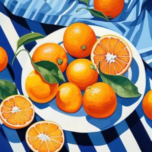 Oranges Fruit Summer Illustration 1