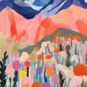 Mount Washington United States 4 Colourful Mountain Illustration