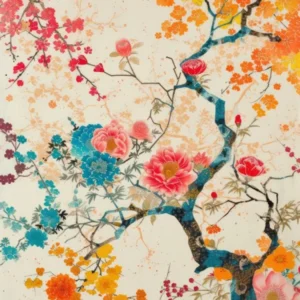 Hokusai Great Japan Floral Japanese 5