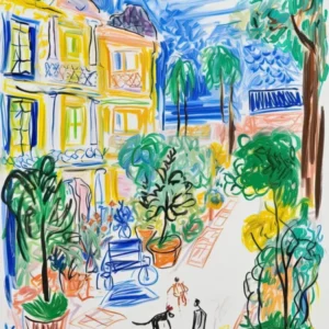 Washington, Dreamy Storybook Illustration 2