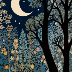 William Morris Night In The Forest 33