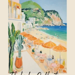 San Vito Lo Capo, Sicily Italy Il Lido Collection Beach Club Poster 2
