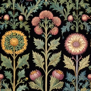William Morris Floral Wallpaper 3