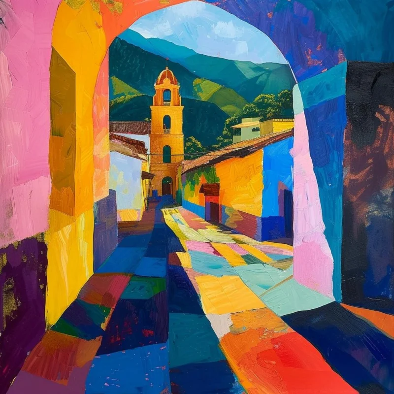 Abstract Travel Collection Antigua Guatemala 2