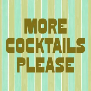 More Cocktails Please! Retro Mod Style Bar or Kitchen Design 3