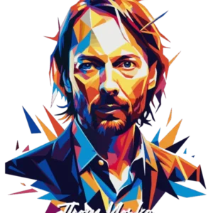 Thom Yorke, Radiohead 02 Portrait Music Icon WPAP Pop Art Style