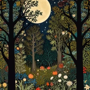 William Morris Moonlight Forest 5