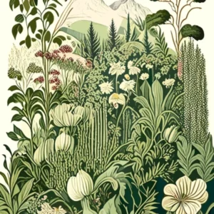 Giardino Botanico Alpino Di Pietra Corva, 1 Italy Vintage Botanical