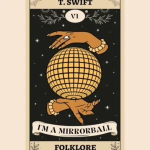 Taylor Swift Mirrorball Tarot Card