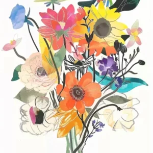 Sunflower 2 Collage Flower Bouquet
