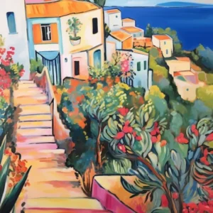 Algarve Portugal 1 Fauvist Painting