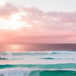 Bondi Beach, Sydney, Australia Pink Photography 2