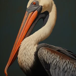 Dark And Moody Botanical Pelican 1