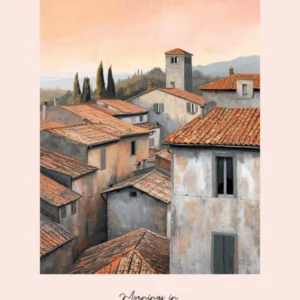 Mornings In Tuscany Rooftops Morning Skyline 4