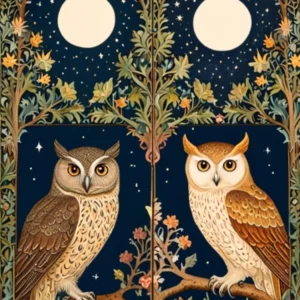 William Morris Owls In The Night