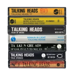 Talking Heads - Music Poster - Albums on Cassette Print