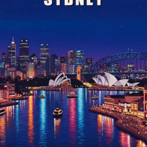 Sydney Vintage Travel Poster 38