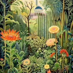 Jardin Majorelle Morocco Henri Rousseau Style 3